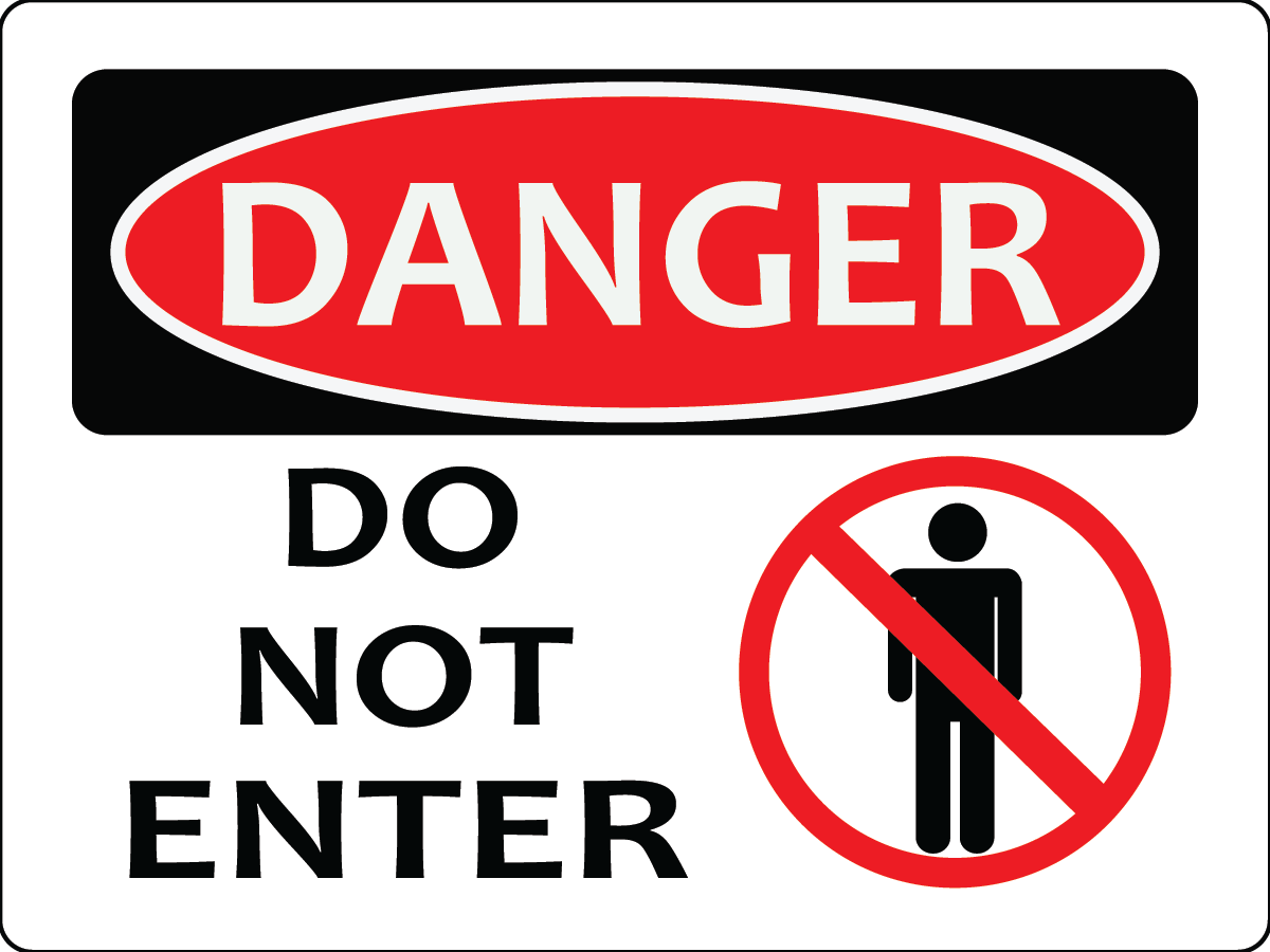 Custom ACM Poly Metal peel resistant safety sign in facility in Jamestown, ND.