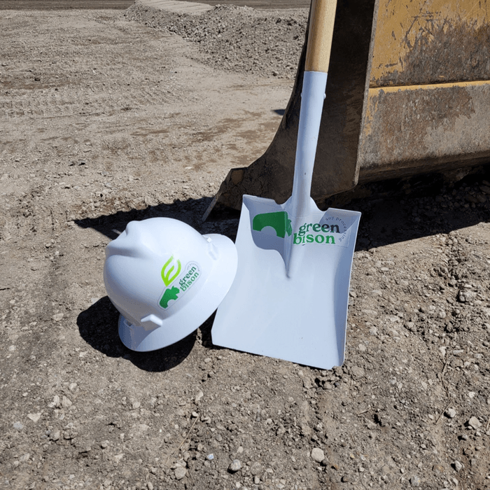 Custom die-cut stickers and decals for Green Bison in Spiritwood, ND.