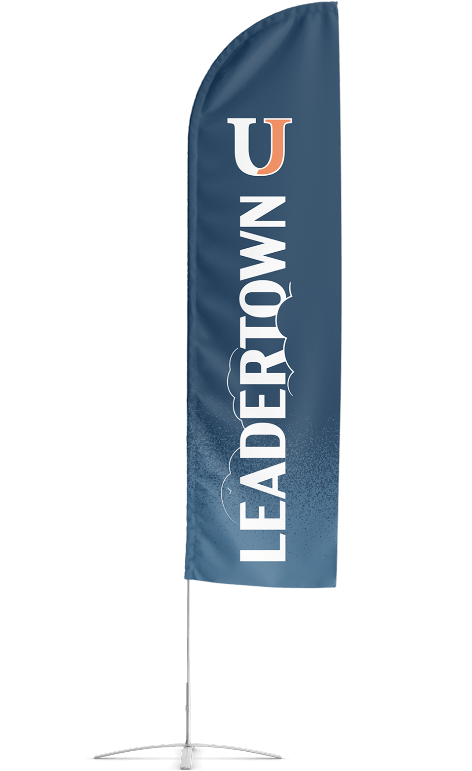 Custom 14' Flag Banner for University event in Jamestown, ND