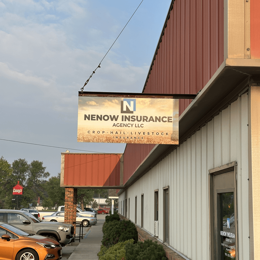 Insurance Storefront Custom Aluminum & ACM Business Signage Jamestown ND | Newman Print